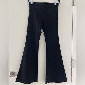 Current/Elliott The Pull on Bell pants in Jet Black